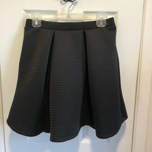Black A line skirt